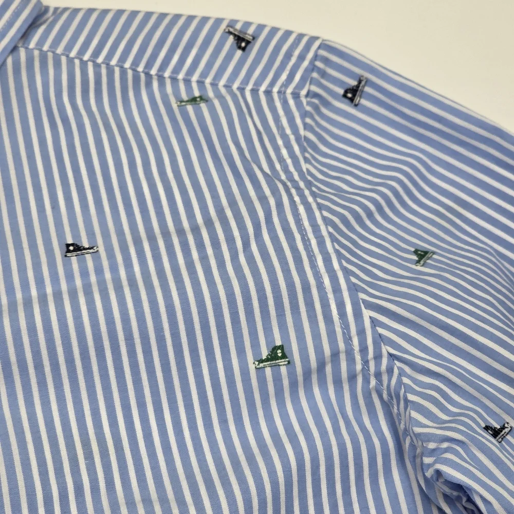 Ralph Lauren boys' embroidered cotton shirt size M